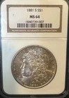1881-S Morgan Dollar NGC MS64