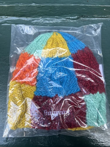 Bonnet tricot bloc suprême multicolore