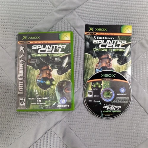 Splinter Cell: Chaos Theory (Xbox, 2005) UNTESTED, CIB (READ DESC.)