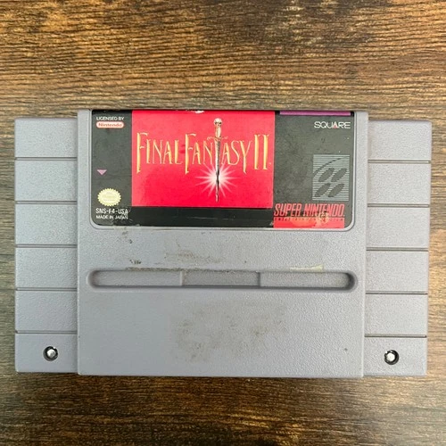 Final Fantasy II 2 (Super Nintendo SNES 1991) Game Cart Only TESTED
