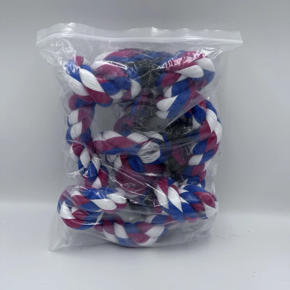 狗绳玩具适用于中型、大型狗、狗咀嚼玩具适用于侵略性咀嚼者 3 英尺 — 第 3/4 张图片