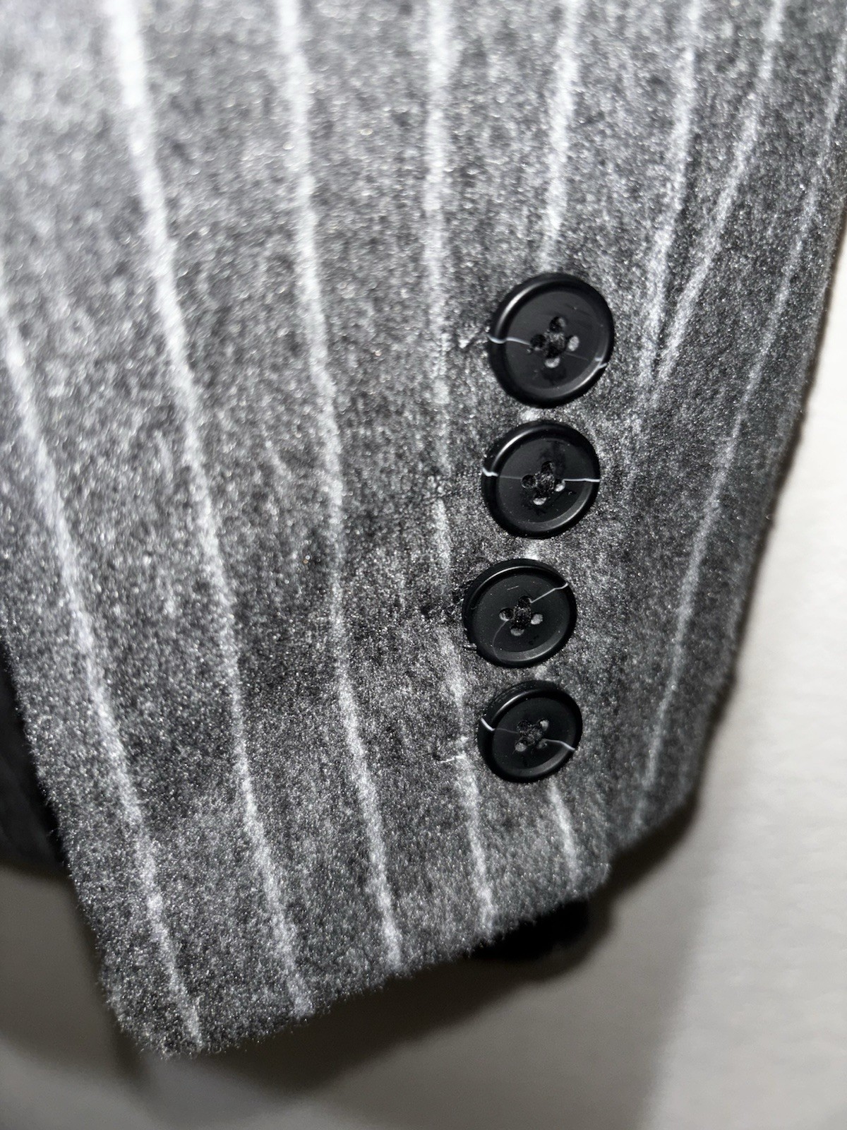 Universal Thread Women's Blazer Medium Gray Strip… - image 5