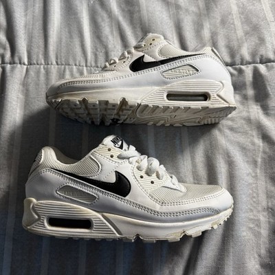 Size 6.5 - Nike Air Max 90 White Black W