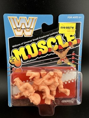 WWE M.U.S.C.L.E. Men Single Super7 Mattel Figures Wrestling Legend SDCC MUSCLE