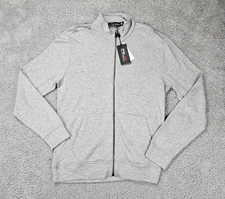 RLX Ralph Lauren Full Zip Performance Jacket Mens Medium Grey Heather NWT $228