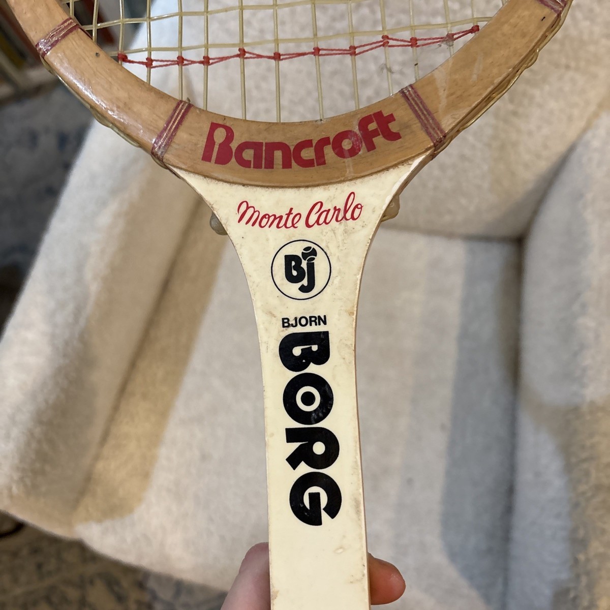Bancroft Monte Carlo Tennis Racquet Bjorn Borg Genuine Bamboo Read
