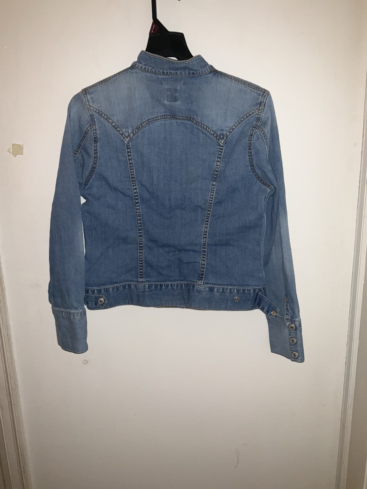 gap stretch denim jacket Size Medium - image 5