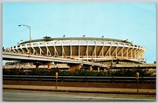 Cincinnati Riverfront Stadium Reds Baseball Bengals Football Ohio 1970 Postcard