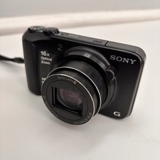 Sony Cyber-shot DSC-H90 16.1MP 16X Zoom Digital Camera Black -TESTED NO CHARGER