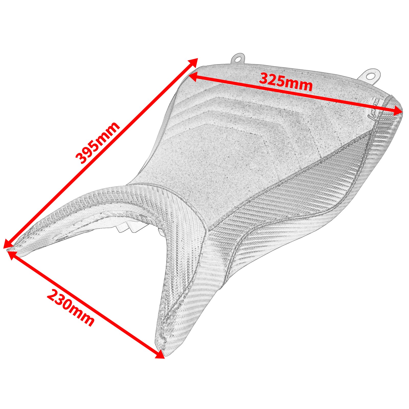 WOLFLINE Moto Comfort Passenger Driver Seat For Yamaha MT-03 YZF-R3 2015-2024