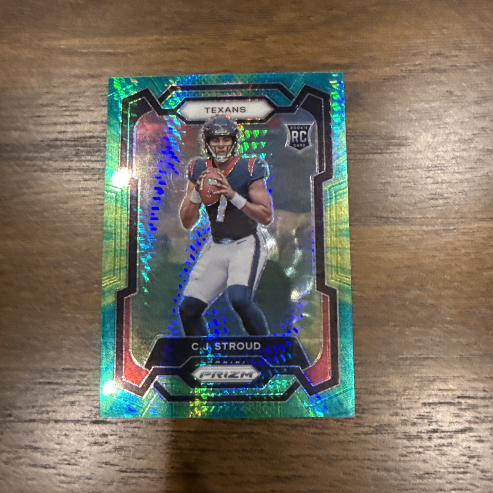 2023 Panini Prizm CJ Stroud Rookie Card #339 Green Hyper Prizm /175 (RC) Texans