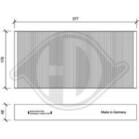 Filter Innenraumluft Diederichs DCI0152 Diederichs Climate FüR CitroëN Fiat
