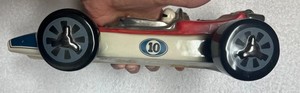 1970 EZRA BROOKS  Indianapolis 500 No 10 Race Car Indy Whiskey Decanter EMPTY