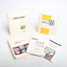 Vintage STACK of Amiga Books BUNDLE x5 Commod...