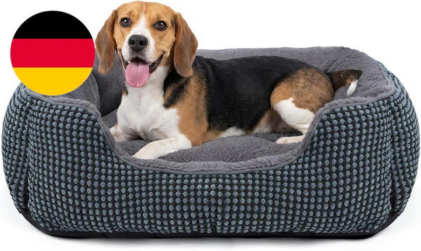 Furtime Hundebett MittelgroßE Hunde, Hundekorb Waschbar Flauschig, Rutschfestes-image