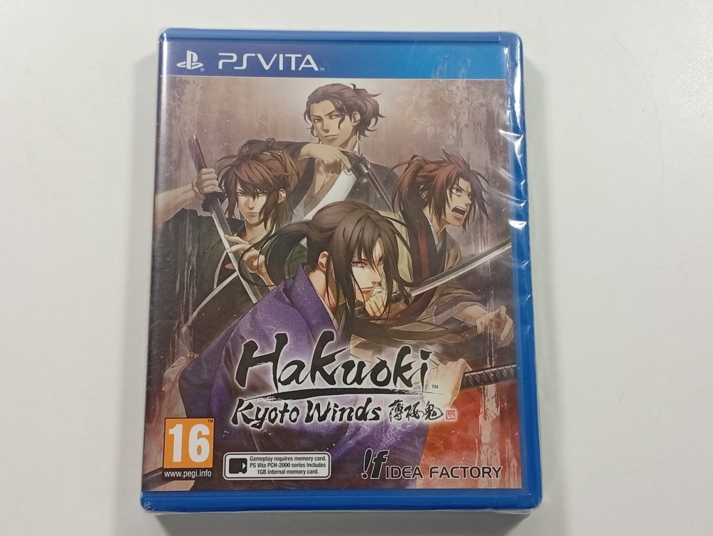 Hakuoki Kyoto Winds PS Vita jeu Sony original import UK neuf scellé