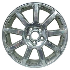 Metallic Bright Polished 9 Spoke 18 X 8 Used Wheel Metallic Bright Polished 9 Spoke 18 X 8 Used Wheel