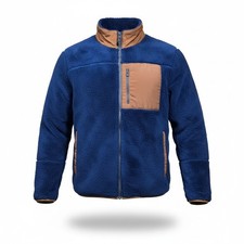 Tommy Bahama Kids' Full Zip Fleece Jacket Blue / Orange XXL 16