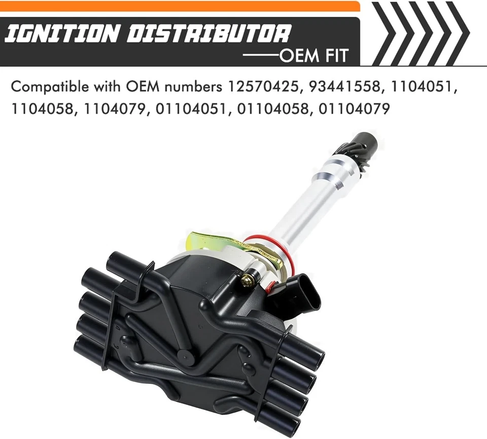 Complete Ignition Distributor Replacement For GMC Vortec C1500 C2500 C3500 K1500 - Image 2 of 4
