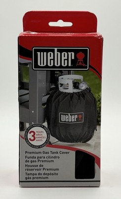 Weber Premium Gas Tank Cover Fits Standard 20 Lb Propane Tank #7137 NEW IN BOX