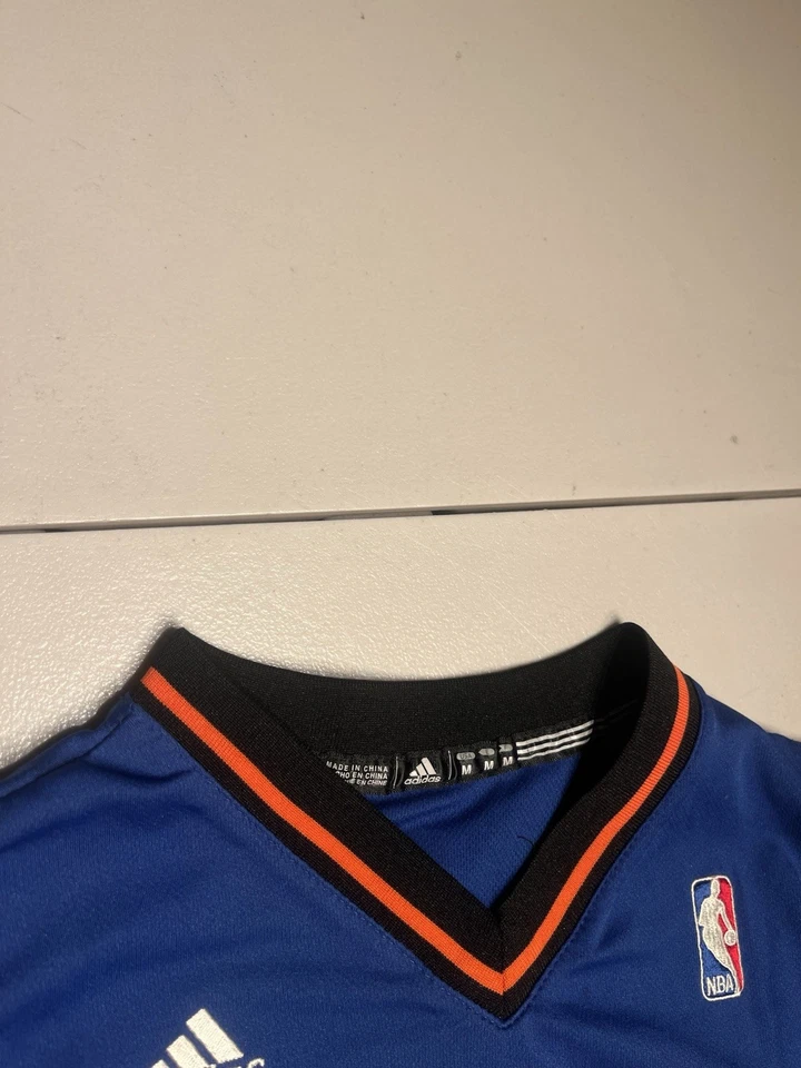 Camiseta Steve Novak Niño’s Mediana Niños Adidas New York Knicks NBA Baloncesto Poli Foto 4 de 4