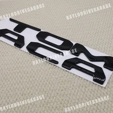 For Tacoma 2024-25 3D Raised Rear Tailgate Insertions Letters Emblem Gloss Black