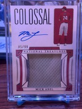 2023 Panini National Treasures - Colossal Material Signatures Mick Abel #CMS-MA