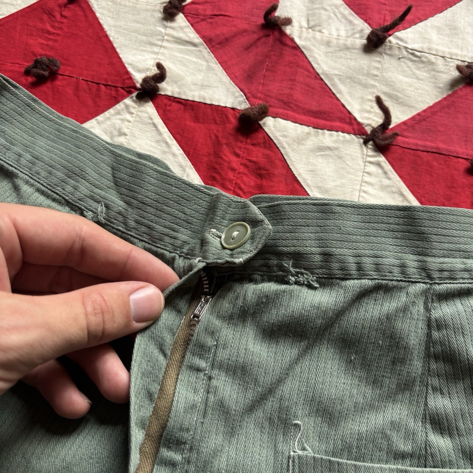 Vintage 1950s 60s Green Shorts Women’s Athletic As Is Rockabilly