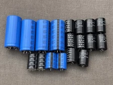 Lot Of 18 - Aluminum Electrolytic Capacitors - Snap In - Cornell Dubilier, EPCOS