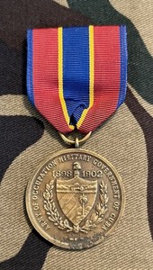 US ARMY CUBAN OCCUPATION MEDAL 1898-1902; FULL SIZE RESTRIKE