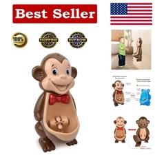 Engaging Boys Urinal with Smooth-Curve Bowl & Fun Windmill for Potty Training