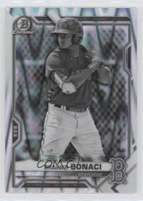 2021 Bowman Draft Chrome Black & White RayWave Refractor Brainer Bonaci 0w7