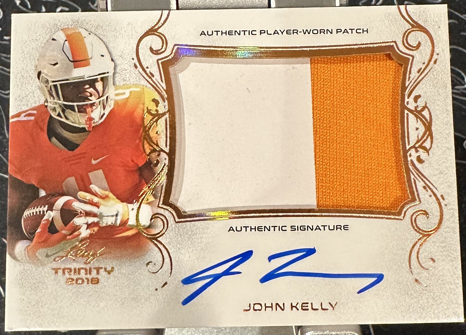 John Kelly Leaf Trinity Patch Autographs #PAJK1 Base