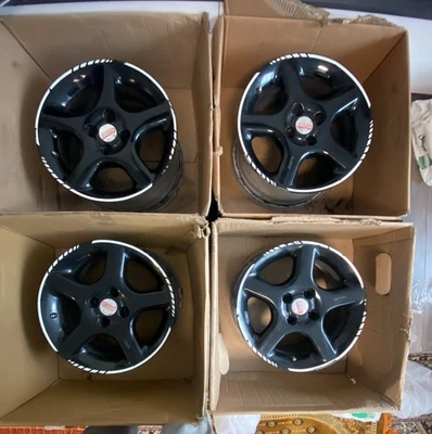 4x Original Felgen BBS - Zoll 15 ET36 4x100 - KBA 41951 - 7251152 - VW - Bmw - Bild 1 von 4