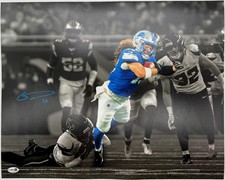 Grant Stuard Autographed 16x20 Detroit Lions Photo JSA CoA