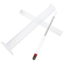 Alcohol Hydrometer And Test Cylinder Set For Home Brewing Beer And Wine Supplies