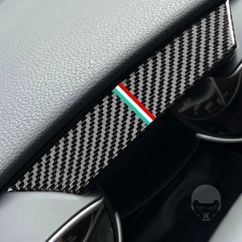 Carbon Fiber Speedometer Strip Cover Trim For Alfa Romeo Giulia 2017-2021 - Изображение 2 из 4