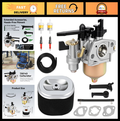#ad Carburetor Kit for 212cc 6HP Pressure Washer Replacement Parts for OHV Engines $43.19