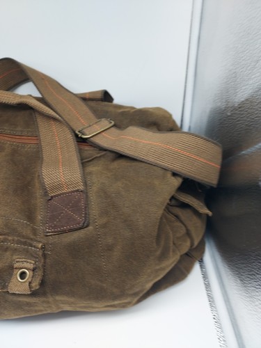 BED STU Vick Canvas Duffel Weekender Bag Brown Rustic - Picture 9 of 21