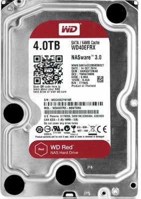 4TB Western Digital WD RED | WD40EFRX X | NASware 3.0 | 64MB | SATA | 3.5 Zoll
