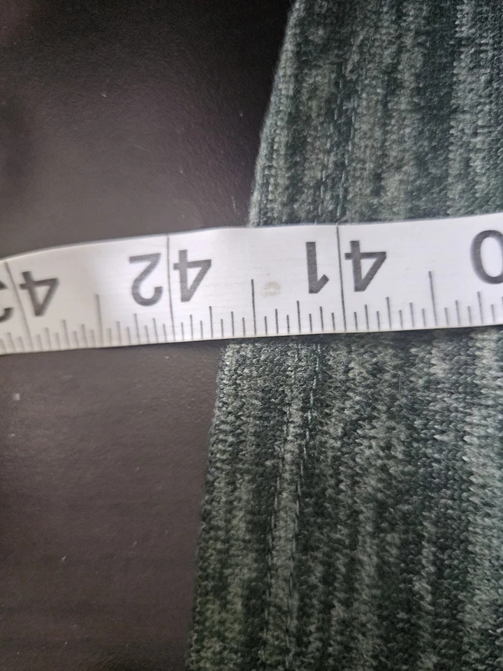 LuLaRoe Women’s Duster Vest Medium Green Heathered Sleeveless Open Front Long - Image 4 of 4