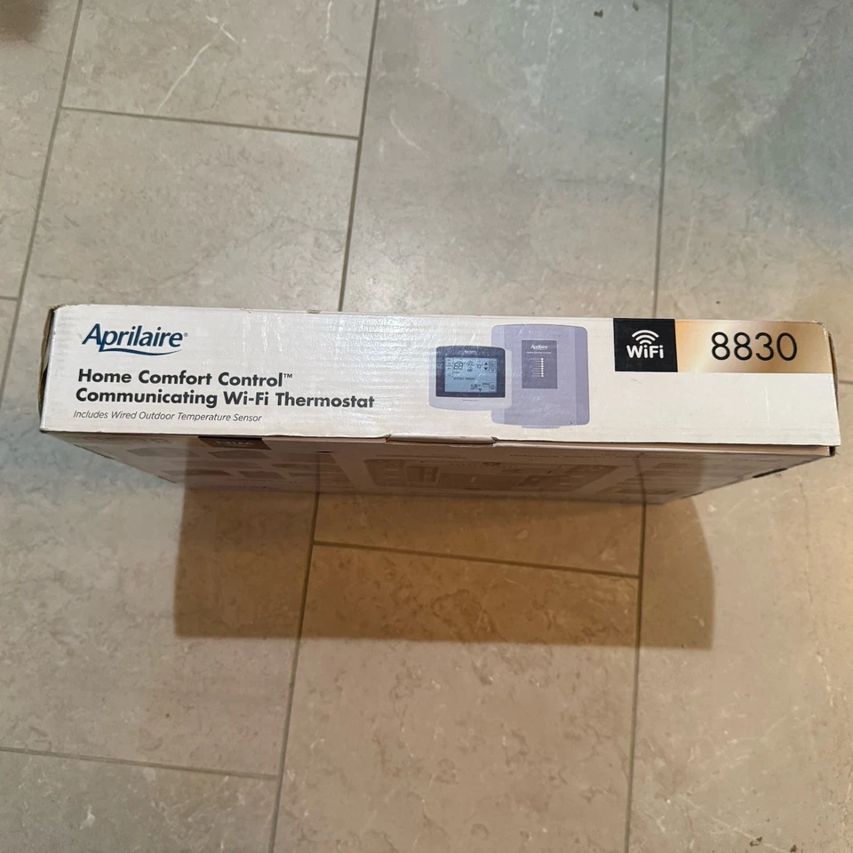 NEW Aprilaire Home Comfort Control Communicating Wi-Fi Thermostat, Model 8830 - Image 2 of 4