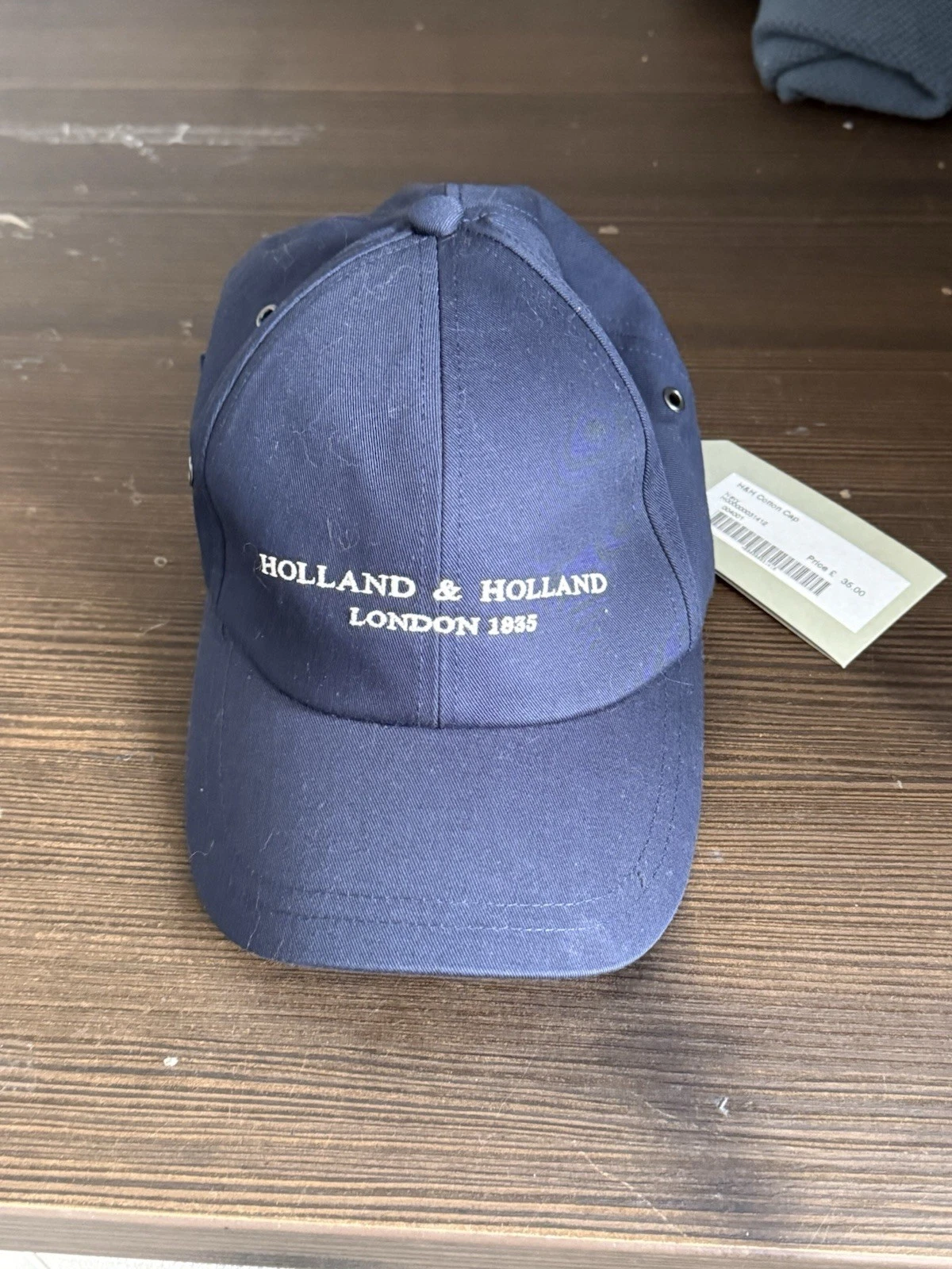Holland & Holland Navy Baseball Cap One Size Nwt