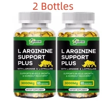 L-Arginine 120 Nitric Oxide, Testosterone Booster, Energy Support Capsule 3000mg