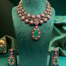 Brand New Designer Necklace Set for Women Fashion Jewelry Gold Plated Wedding