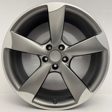 REFURBISHED AUDI A6 C7 20" ROTOR ALLOY WHEEL RIM GREY SATIN 4G0601025BP GENUINE