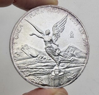2001 Mexico .999 Silver 1 oz Onza Libertad Plata Pura 96537