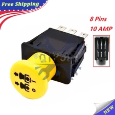 Blade Clutch PTO Switch For AM131966 John Deere Lawn Mowers w/ 10 AMP UPGRADE