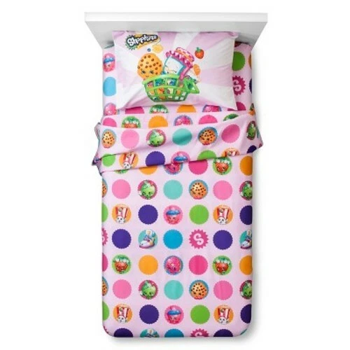 Juego de sábanas dobles Shopkins ropa de cama para niñas NUEVO Foto 2 de 2