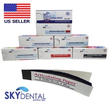 Dental Articulating Paper Thick / Thin / X-Thin / XX-T Sheets 144/Box